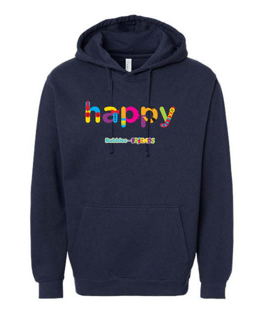 Bubbles and Friends - Happy Adult Hoodie