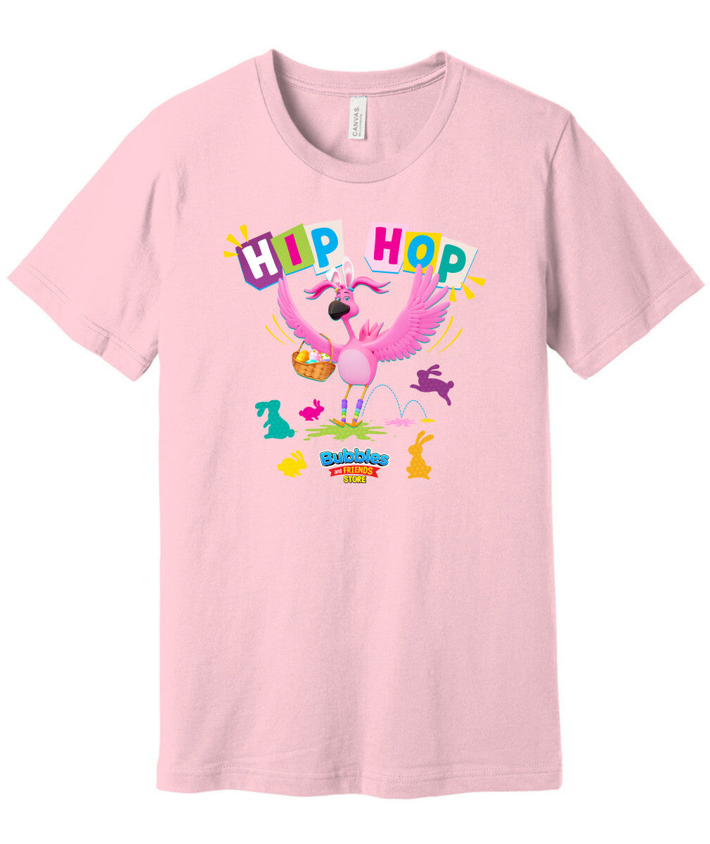 Bubbles & Friends Easter Hip-Hop  Unisex Short Sleeve Tee