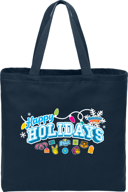 Bubbles & Friends Holiday  Twill  Tote