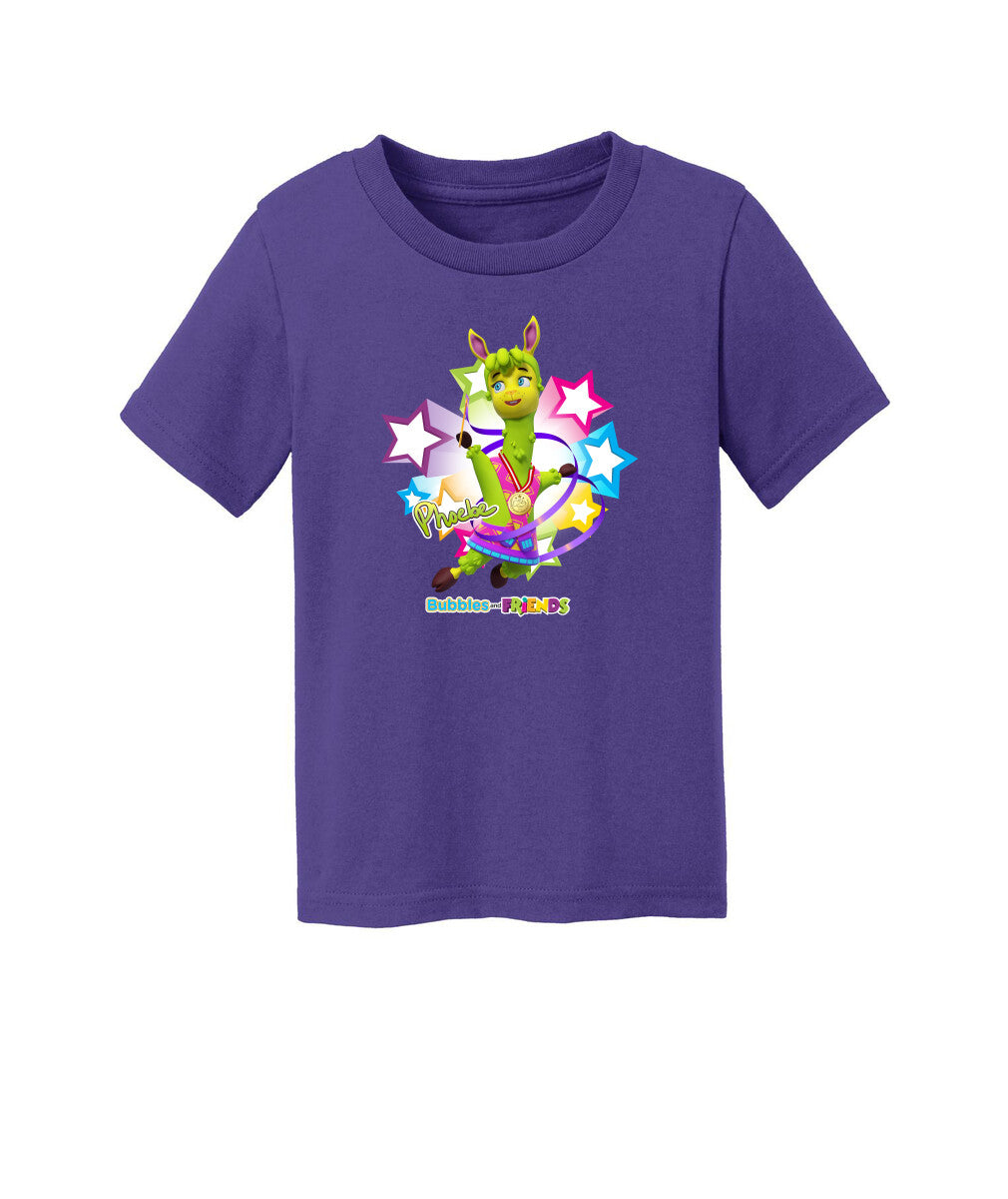 Bubbles and Friends - Summer Games Collection Gymnastics Phoebe Toddler T-Shirt