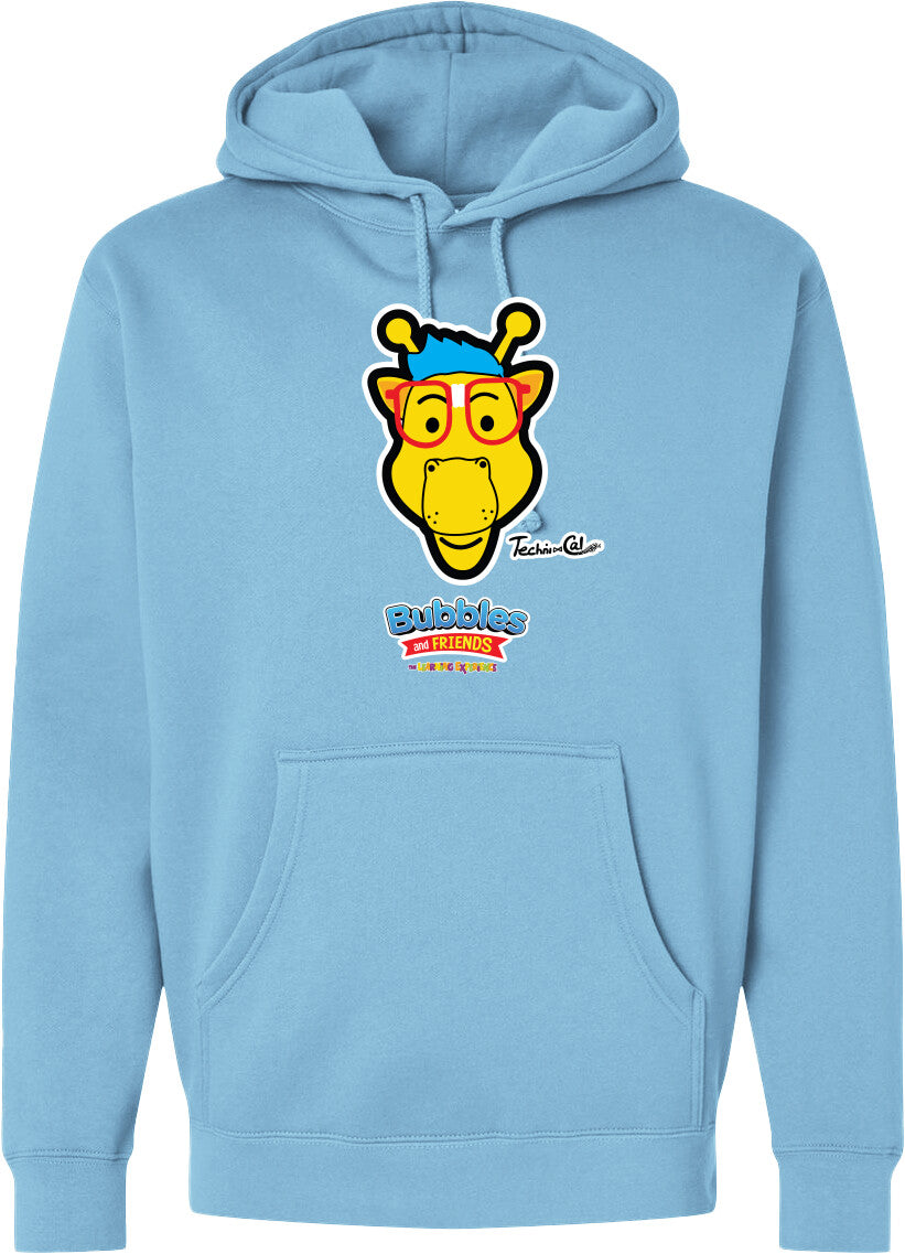 Bubbles & Friends- Friends from Happyville 'Technical' Midweight Hooded Sweatshirt- Unisex