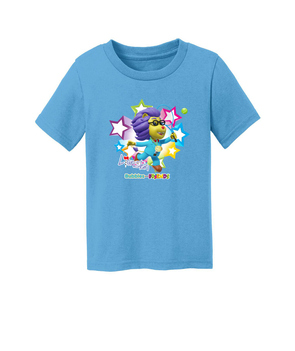 Bubbles and Friends - Summer Games Collection Tennis Lionstein Children T-Shirt