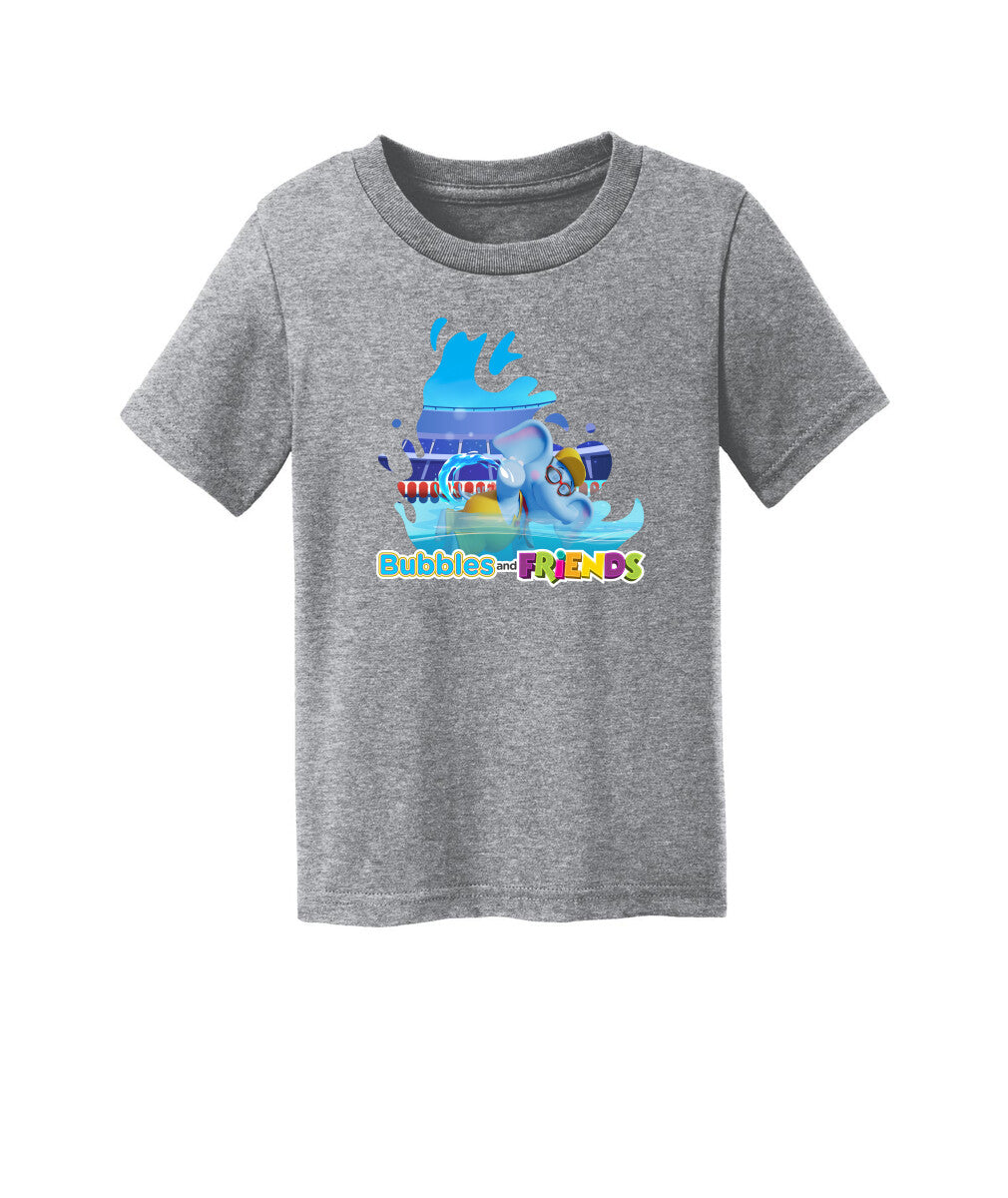 Bubbles and Friends - Summer Games Collection Bubbles Swim Toddler T-Shirt