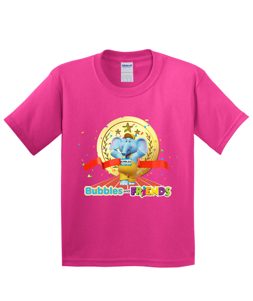 Bubbles and Friends - Summer Games Collection Bubbles Gold Children T-Shirt