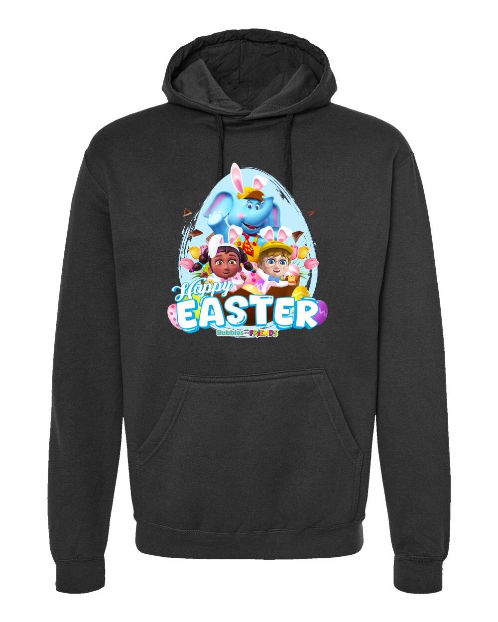 Bubbles & Friends Easter Friends Unisex Fleece Hoodie