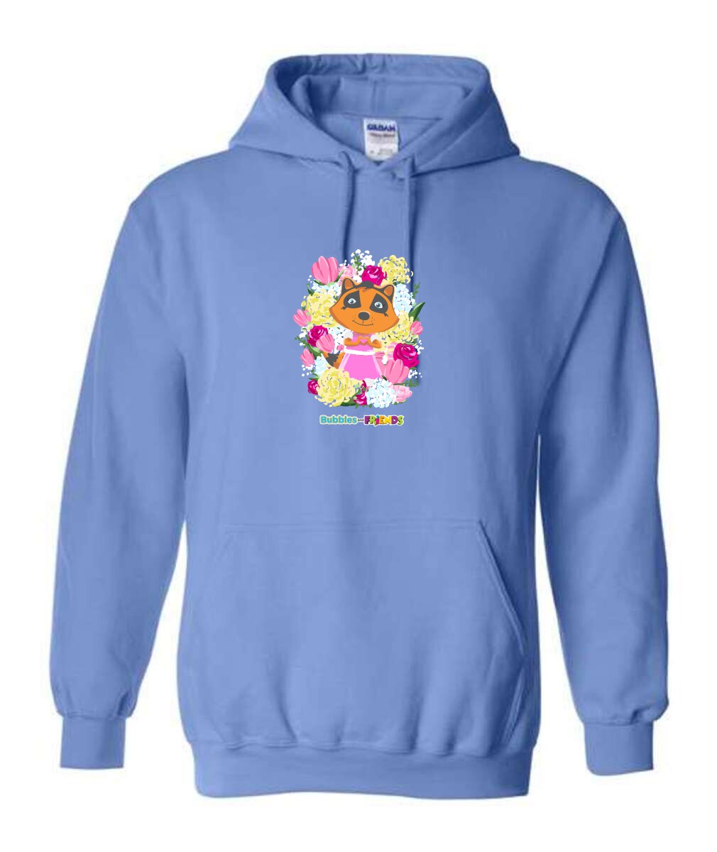 Bubbles & Friends Penny Flowers Unisex Hoodie