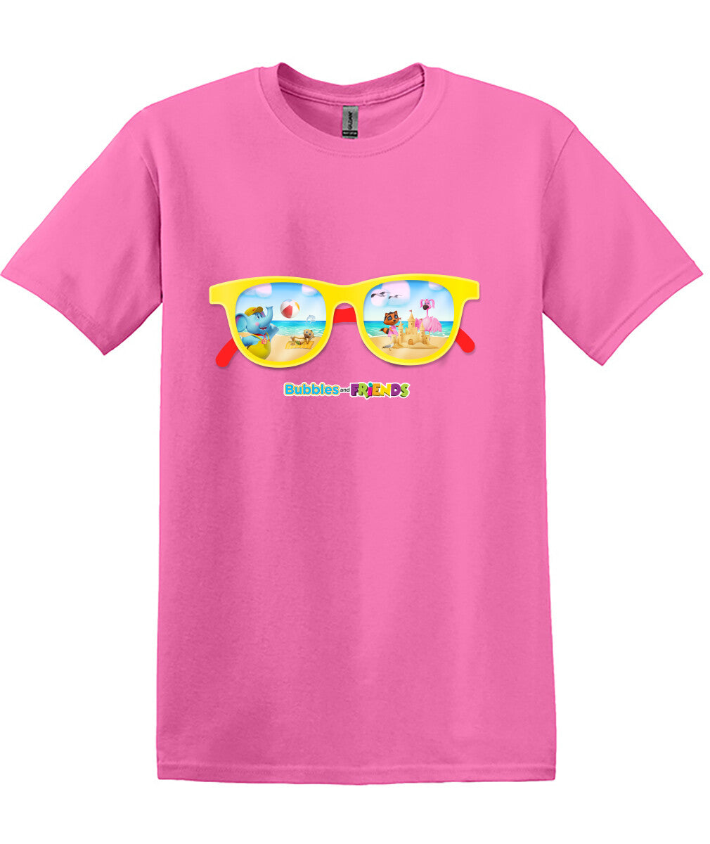Bubbles & Friends Summer Sunglasses Men's T-Shirt