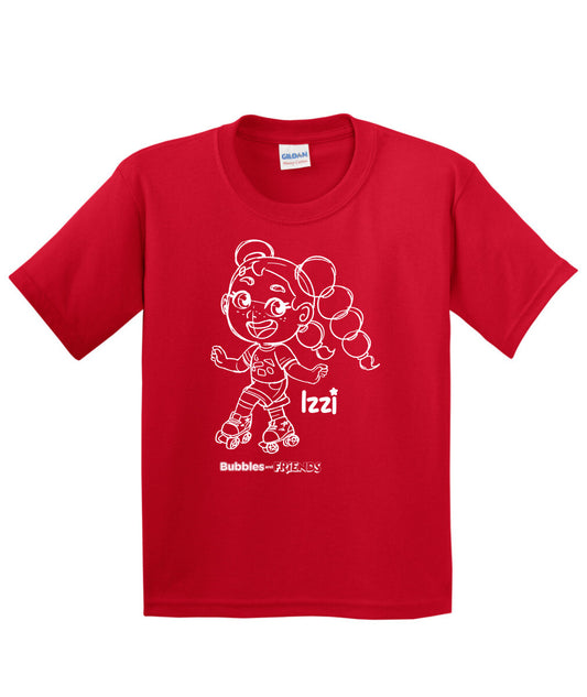 Bubbles and Friends - Happy Doodles (White) Izzi Childrens