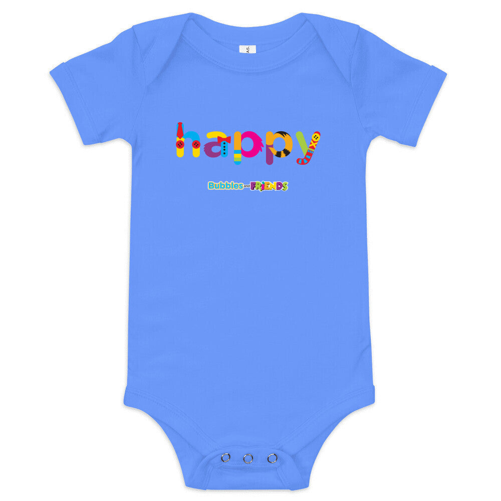 Bubbles and Friends - Happy Infant Onesie