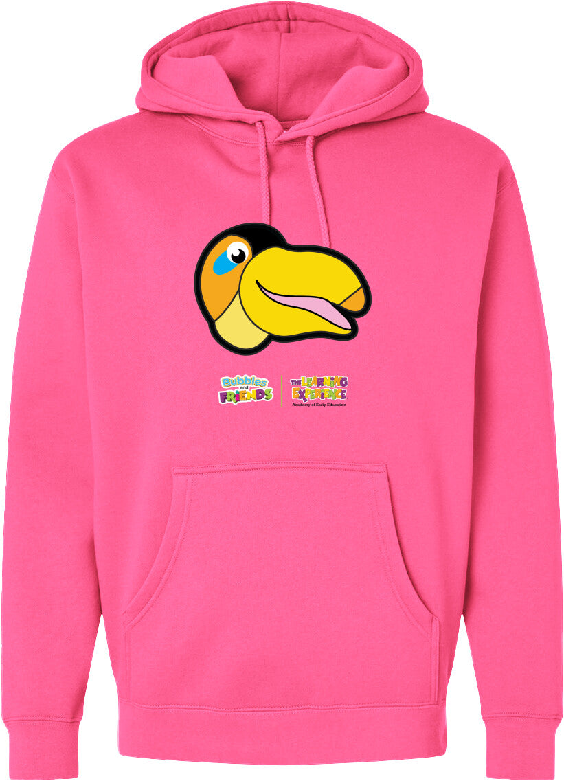 Bubbles & Friends- Friends from Happyville 'Two Plus' Midweight Hooded Sweatshirt- Unisex