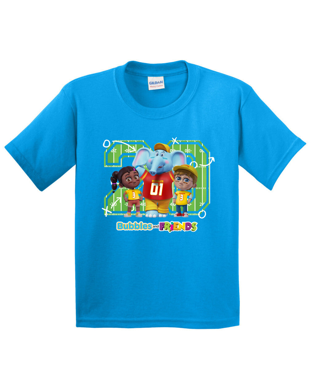 Bubbles and Friends - Varsity Collection Team Children T-Shirt