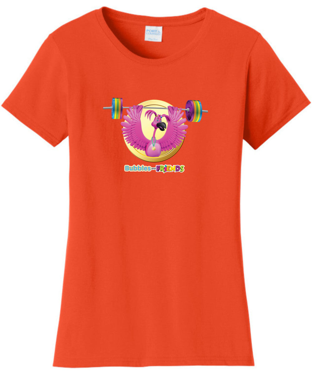 Bubbles and Friends - Summer Games Collection Flexi Weights Women T-Shirt