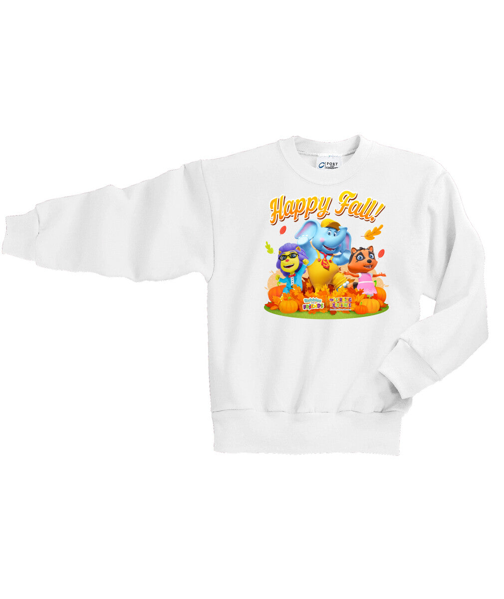 Bubbles & Friends Happy Fall Children's Crewneck Shirt