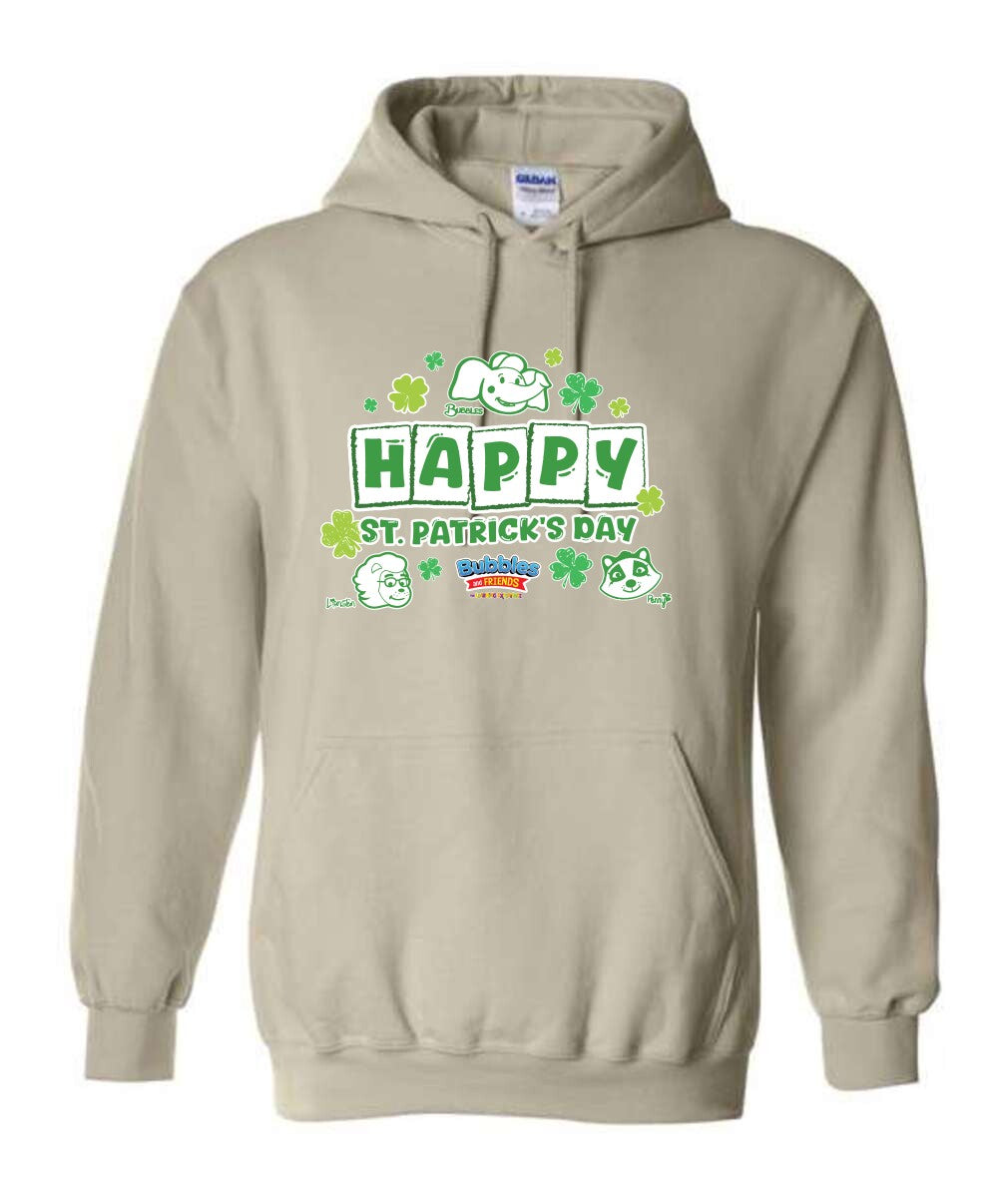 Bubbles & Friends Happy St. Patrick's Day Heavy Blend Hooded Sweatshirt