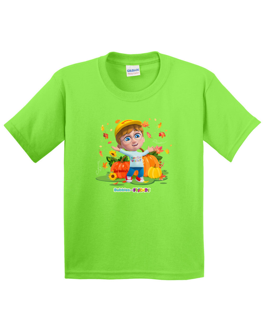 Bubbles and Friends - Fall Collection Braden Children T-Shirt