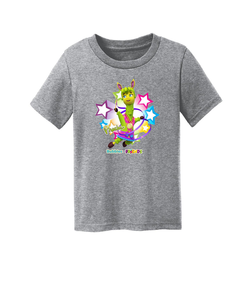 Bubbles and Friends - Summer Games Collection Gymnastics Phoebe Toddler T-Shirt