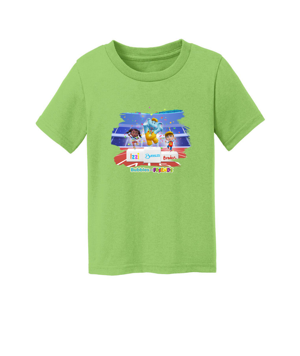 Bubbles and Friends - Summer Games Collection Team Medals Toddler T-Shirt