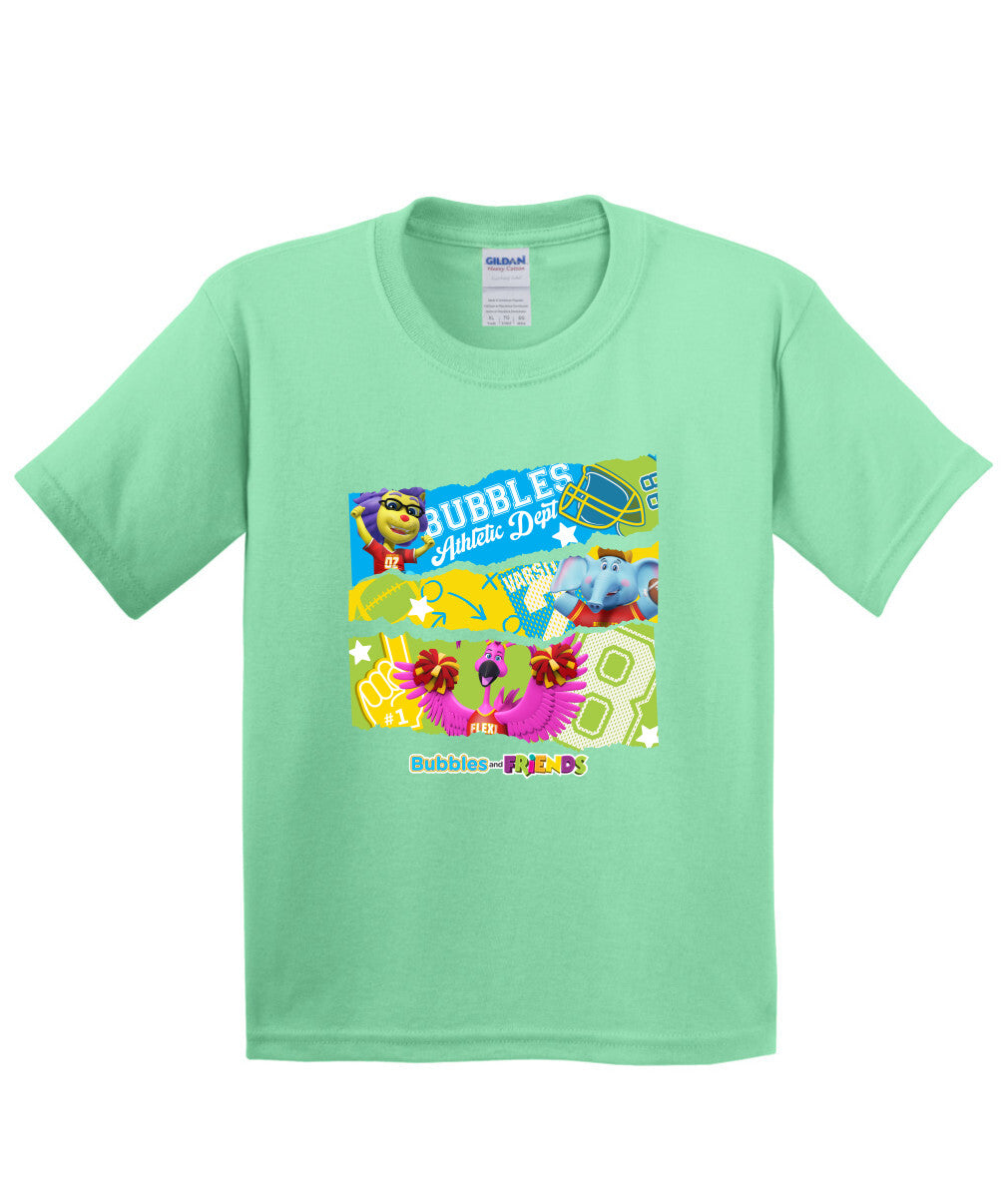 Bubbles and Friends - Varsity Collection #1 Team Children  T-Shirt