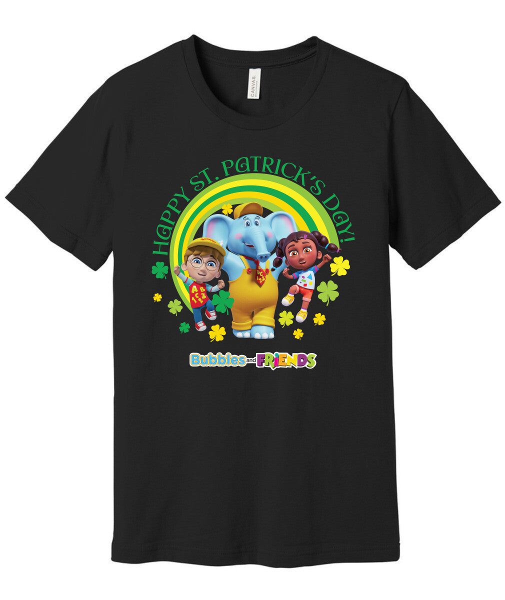 Bubbles & Friends Happy St. Patricks Day Unisex Tee