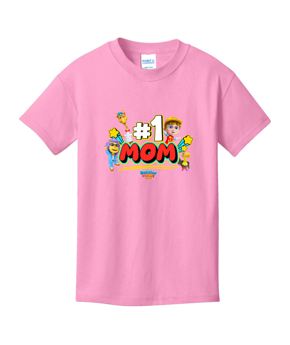 Bubbles & Friends I Love Mom Children's Tee
