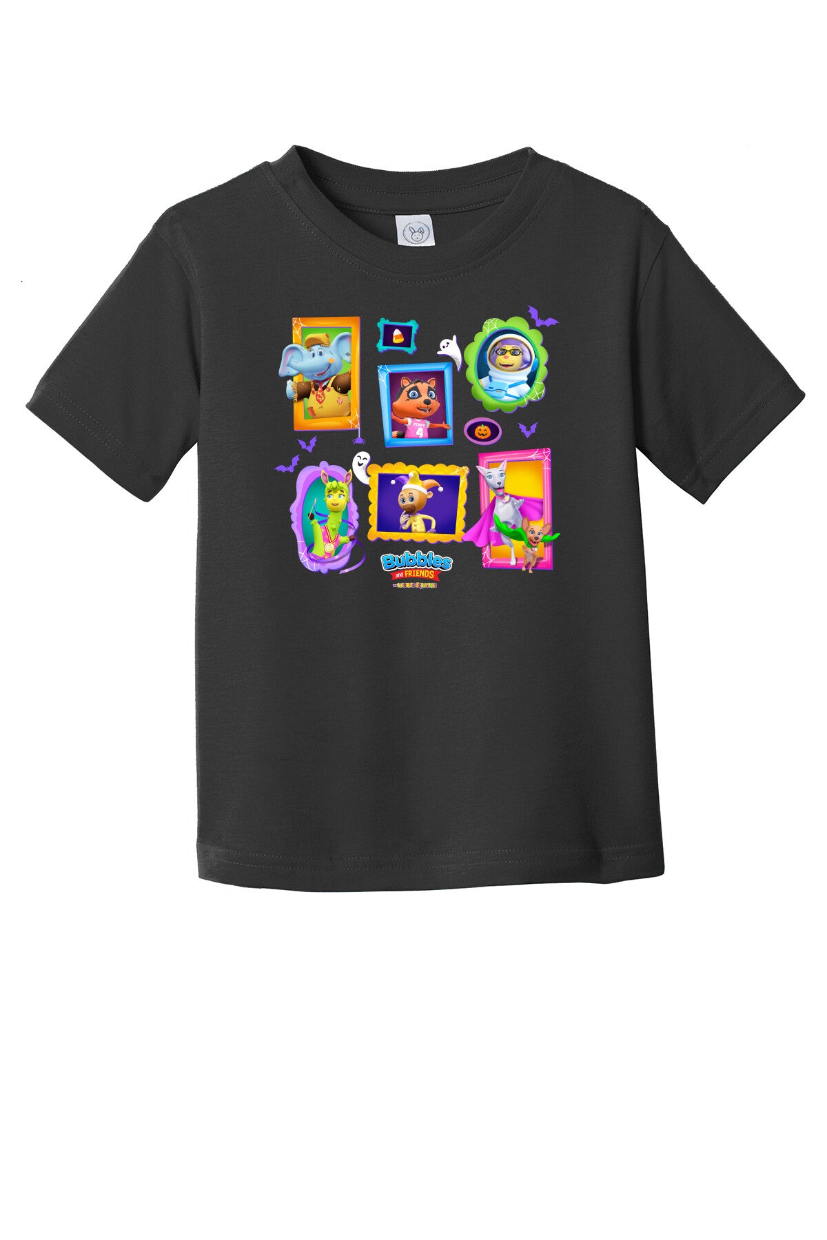 Bubbles & Friends Halloween Frames Toddler T-Shirt