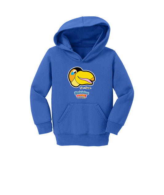 Bubbles & Friends- Friends from Happyville 'Two Plus' Toddler Fleece Pullover Hoodie