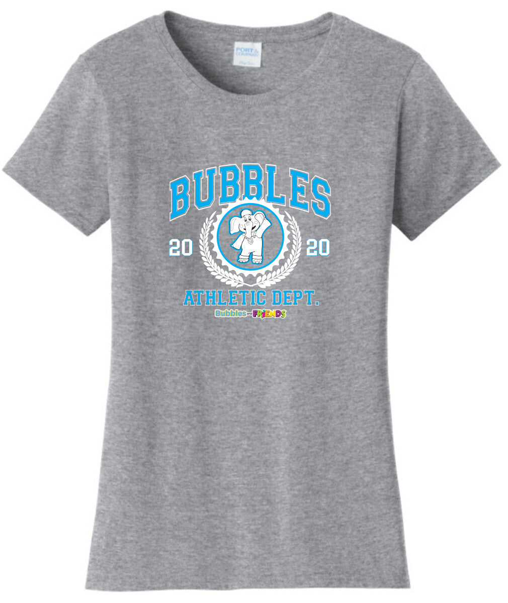 Bubbles and Friends - Varsity Collection Bubbles Athletic Dept Women T-Shirt