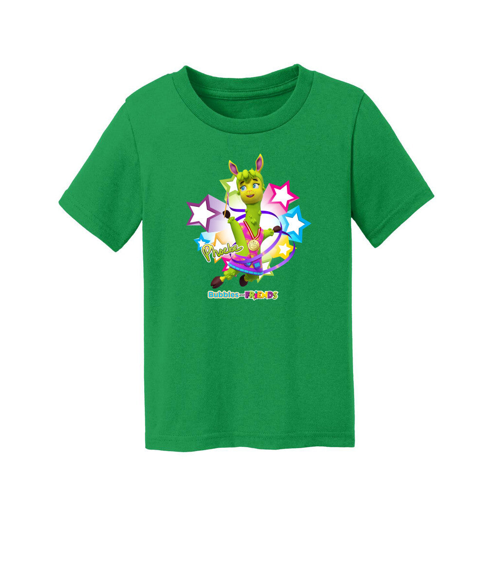 Bubbles and Friends - Summer Games Collection Gymnastics Phoebe Toddler T-Shirt