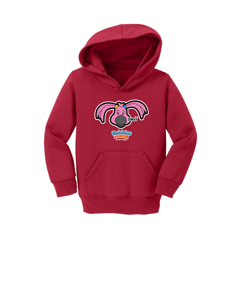 Bubbles & Friends- Friends from Happyville 'Flexi' Toddler Fleece Pullover Hoodie
