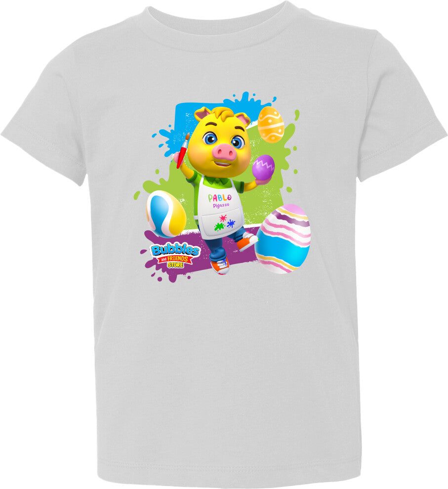 Bubbles & Friends Easter Pablo Toddler T-Shirt
