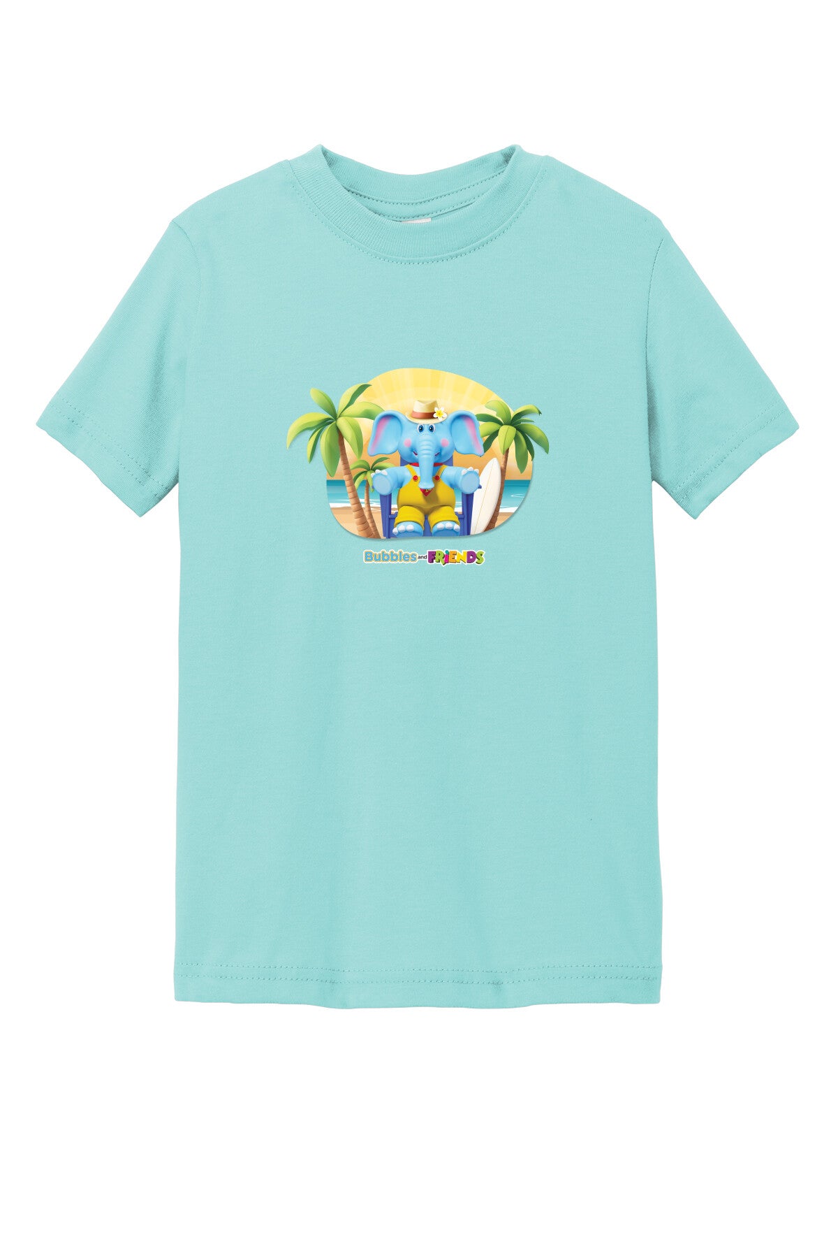 Bubbles & Friends Summer Beach Toddler T-Shirt