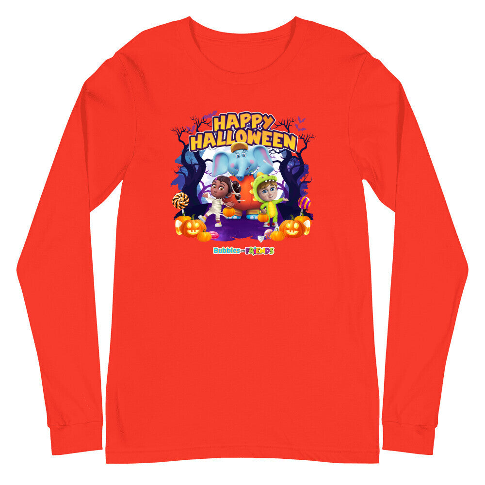 Bubbles and Friends - Halloween Collection Team Adult Longsleeve T-Shirt